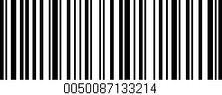 Código de barras (EAN, GTIN, SKU, ISBN): '0050087133214'