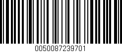 Código de barras (EAN, GTIN, SKU, ISBN): '0050087239701'