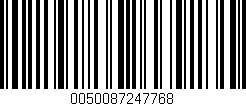 Código de barras (EAN, GTIN, SKU, ISBN): '0050087247768'