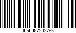 Código de barras (EAN, GTIN, SKU, ISBN): '0050087293765'