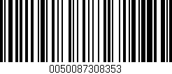 Código de barras (EAN, GTIN, SKU, ISBN): '0050087308353'
