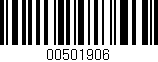 Código de barras (EAN, GTIN, SKU, ISBN): '00501906'