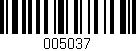 Código de barras (EAN, GTIN, SKU, ISBN): '005037'