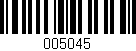 Código de barras (EAN, GTIN, SKU, ISBN): '005045'