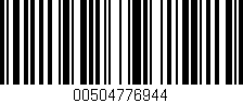 Código de barras (EAN, GTIN, SKU, ISBN): '00504776944'
