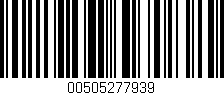 Código de barras (EAN, GTIN, SKU, ISBN): '00505277939'