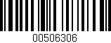 Código de barras (EAN, GTIN, SKU, ISBN): '00506306'