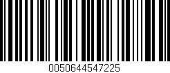 Código de barras (EAN, GTIN, SKU, ISBN): '0050644547225'