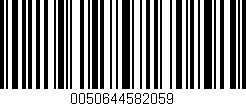 Código de barras (EAN, GTIN, SKU, ISBN): '0050644582059'