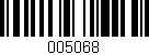 Código de barras (EAN, GTIN, SKU, ISBN): '005068'