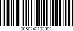 Código de barras (EAN, GTIN, SKU, ISBN): '0050743193897'