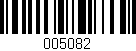 Código de barras (EAN, GTIN, SKU, ISBN): '005082'