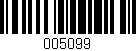 Código de barras (EAN, GTIN, SKU, ISBN): '005099'