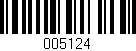 Código de barras (EAN, GTIN, SKU, ISBN): '005124'