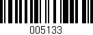 Código de barras (EAN, GTIN, SKU, ISBN): '005133'