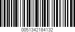 Código de barras (EAN, GTIN, SKU, ISBN): '0051342184132'