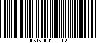 Código de barras (EAN, GTIN, SKU, ISBN): '00515-0891300902'