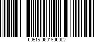 Código de barras (EAN, GTIN, SKU, ISBN): '00515-0891500902'