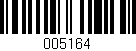 Código de barras (EAN, GTIN, SKU, ISBN): '005164'