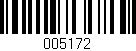 Código de barras (EAN, GTIN, SKU, ISBN): '005172'