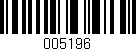 Código de barras (EAN, GTIN, SKU, ISBN): '005196'