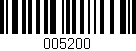 Código de barras (EAN, GTIN, SKU, ISBN): '005200'