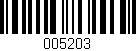 Código de barras (EAN, GTIN, SKU, ISBN): '005203'