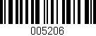 Código de barras (EAN, GTIN, SKU, ISBN): '005206'