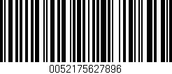 Código de barras (EAN, GTIN, SKU, ISBN): '0052175627896'