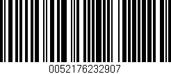 Código de barras (EAN, GTIN, SKU, ISBN): '0052176232907'