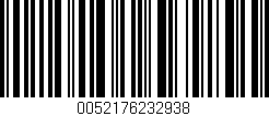 Código de barras (EAN, GTIN, SKU, ISBN): '0052176232938'