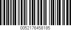 Código de barras (EAN, GTIN, SKU, ISBN): '0052176458185'
