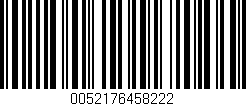 Código de barras (EAN, GTIN, SKU, ISBN): '0052176458222'
