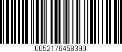 Código de barras (EAN, GTIN, SKU, ISBN): '0052176458390'
