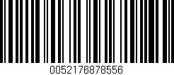 Código de barras (EAN, GTIN, SKU, ISBN): '0052176878556'