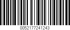 Código de barras (EAN, GTIN, SKU, ISBN): '0052177241243'