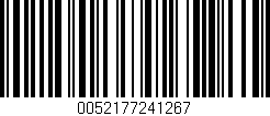 Código de barras (EAN, GTIN, SKU, ISBN): '0052177241267'