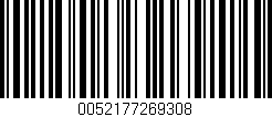 Código de barras (EAN, GTIN, SKU, ISBN): '0052177269308'