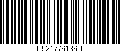 Código de barras (EAN, GTIN, SKU, ISBN): '0052177613620'