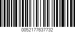 Código de barras (EAN, GTIN, SKU, ISBN): '0052177637732'