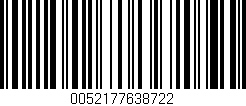Código de barras (EAN, GTIN, SKU, ISBN): '0052177638722'