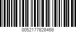 Código de barras (EAN, GTIN, SKU, ISBN): '0052177828468'