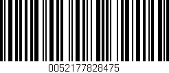 Código de barras (EAN, GTIN, SKU, ISBN): '0052177828475'