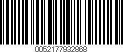 Código de barras (EAN, GTIN, SKU, ISBN): '0052177932868'