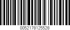 Código de barras (EAN, GTIN, SKU, ISBN): '0052178125528'