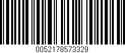 Código de barras (EAN, GTIN, SKU, ISBN): '0052178573329'