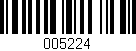 Código de barras (EAN, GTIN, SKU, ISBN): '005224'