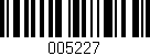 Código de barras (EAN, GTIN, SKU, ISBN): '005227'