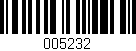 Código de barras (EAN, GTIN, SKU, ISBN): '005232'