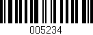 Código de barras (EAN, GTIN, SKU, ISBN): '005234'